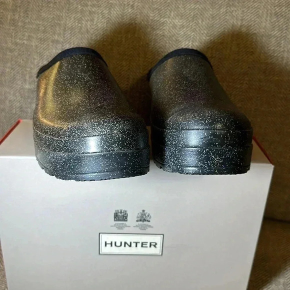 NWT HUNTER Boots Women’s Play Starcloud Clog Slip On Shoe Glitter Size 11 - Picture 11 of 13